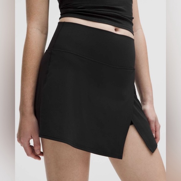 Lululemon NWT Align High-Rise Wrap-Front Skirt Black - Picture 1 of 8